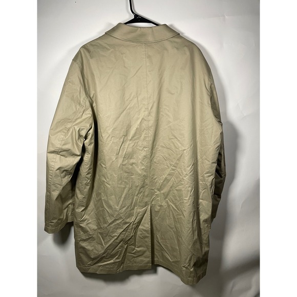 Ralph Lauren Men's‎ Tan Button Front Trench Coat Overcoat Jacket 44R - Picture 5 of 10